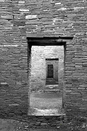 Three Doors in B&W