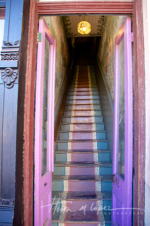 Purple Stairs