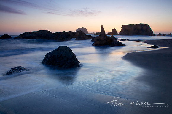 Bandon Coast at Dusk