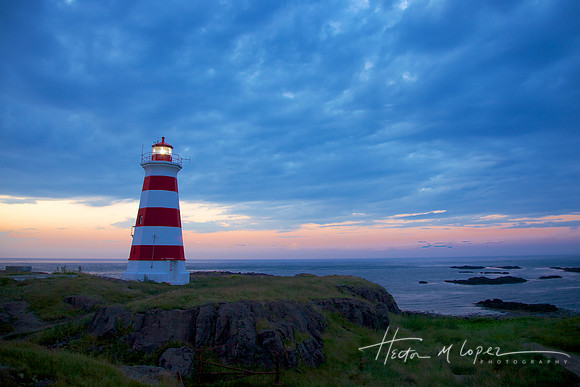 Brier Island Light at Dusk