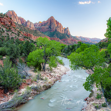 The Watchman Over the Virgin River Zion NP