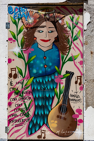 Amalia Rodrigues Street Art Aveiro