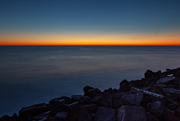 Oregon Sunset by the Jetty