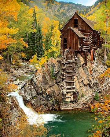 Crystal Mill in Fall-