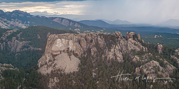 Mt Rushmore Air View_