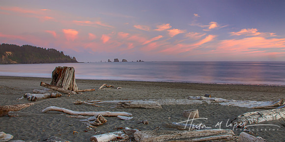 Olympic SHore at Dusk