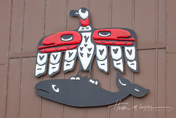 Eagle with whale