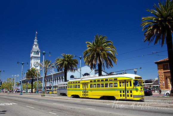 Embarcadero Yellow trolley