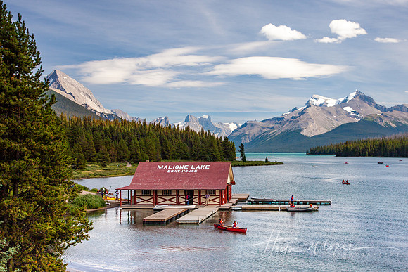 Maligne Lake Boat House