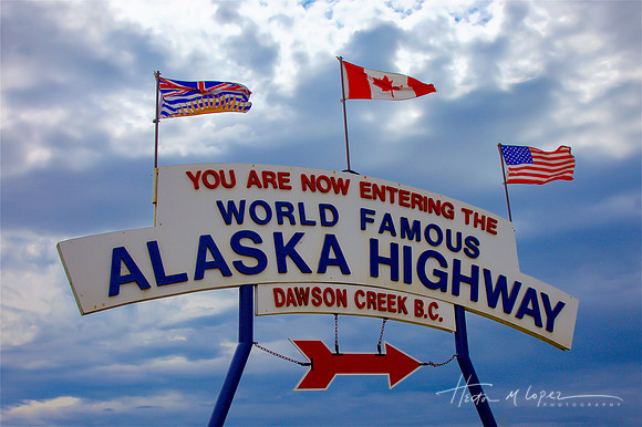 Alaska Highway Sign