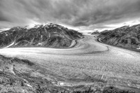 Salmon Glacier BW