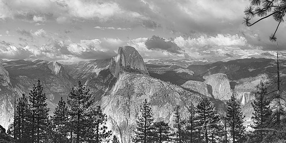 Stormy Sunset Glacier Point View-2