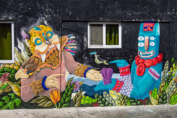 Mermaid Mural on Isla