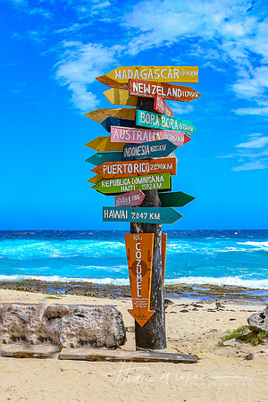 Signpost Cozumel