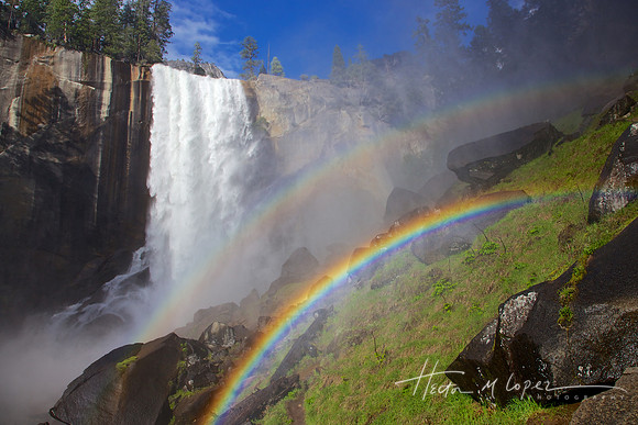 Double Rainbow Vernal Falls