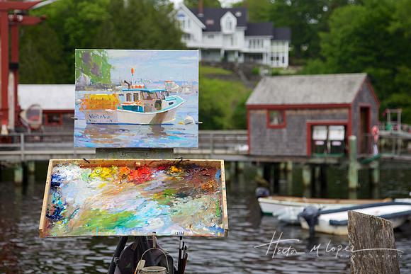 Maine Coast Easel