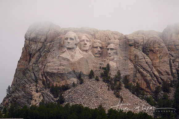Mt Rushmore Fog