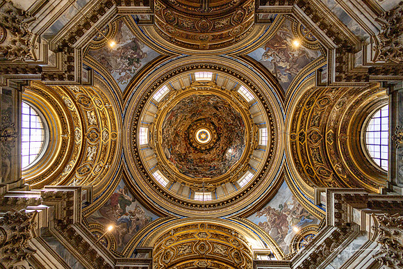 Chiesa Sant Agnese in Agone Ceiling