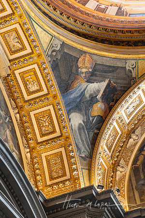 St Peters Basilica Ceiling Detail