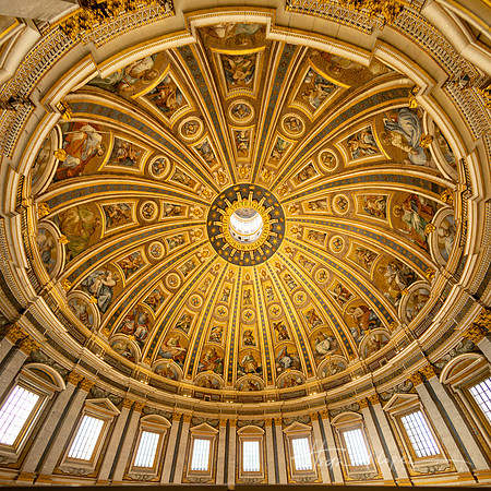 St Peters Basilica Dome Up Close