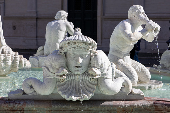 Piazza Navonna Fontana del Moro