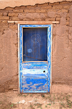 Blue Door, Indian Pueblo