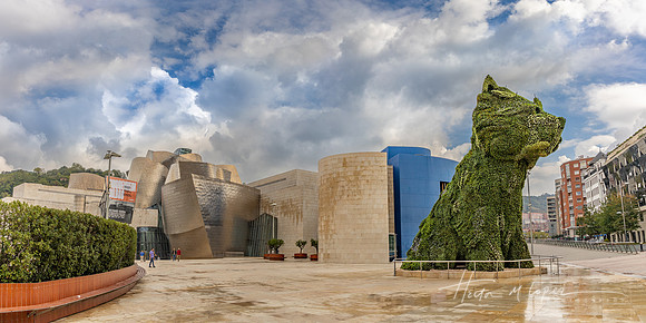 Puppy Guards the Guggenheim