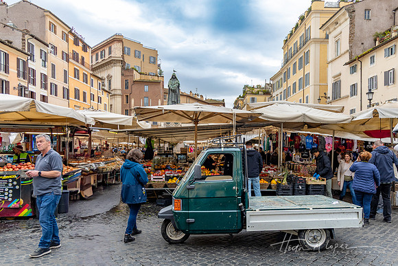 Campo de Fiori and Green Truck
