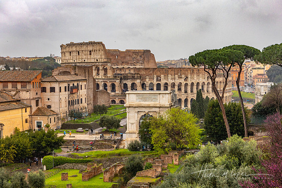 Colosseum and Arch of Titus