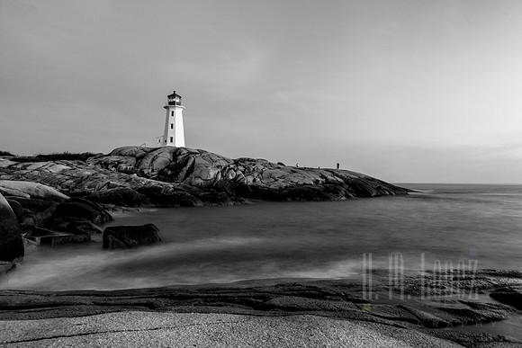 Peggy's Cove Light at Dusk