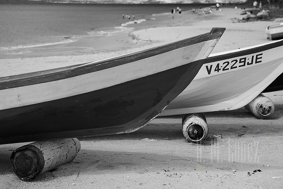 Beach Boats in Nevis